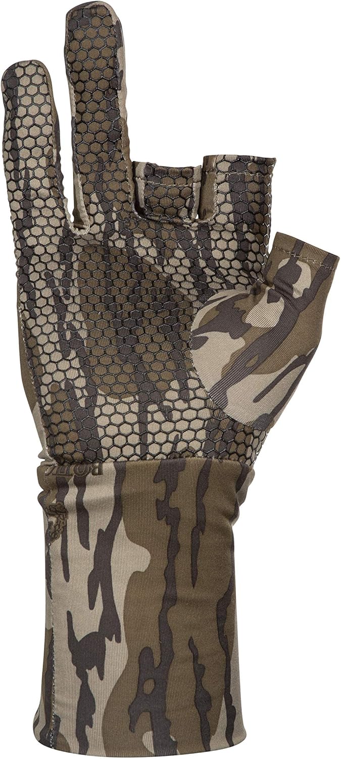 North Mountain Gear Camouflage Hunting Gloves for Men - Fingerless - Lightweight Glove Liner - Image 5
