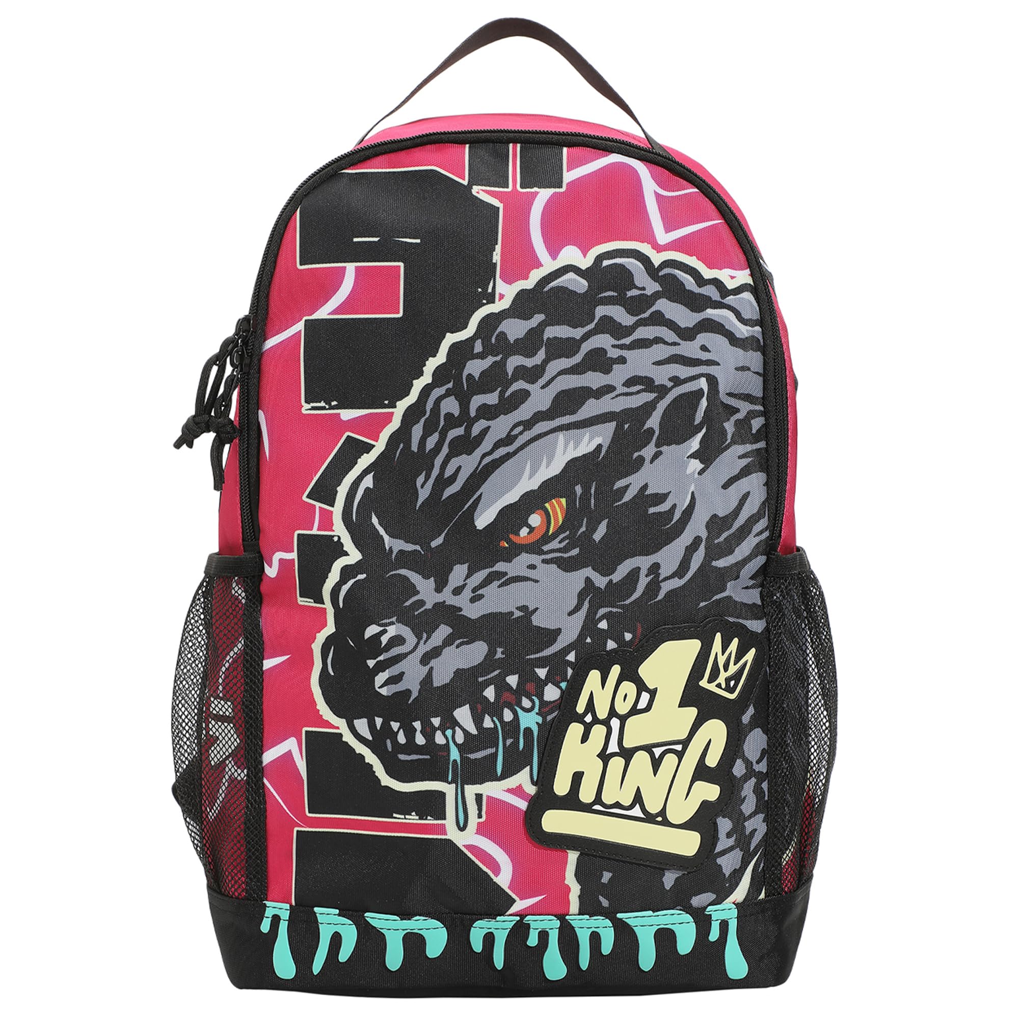 Bioworld Godzilla Large Graphic 17.5" Pink Backpack