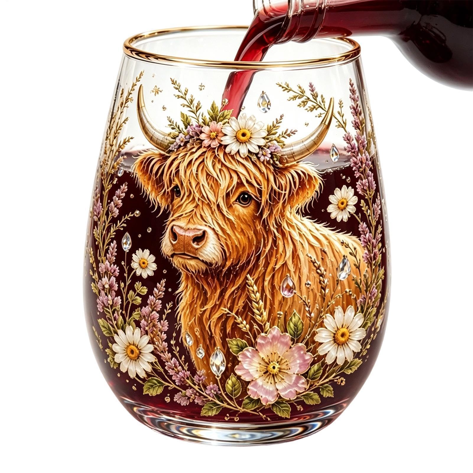 Vaso de cristal de vaca divertido que soluciona la falta de estilo en tu dormitorio