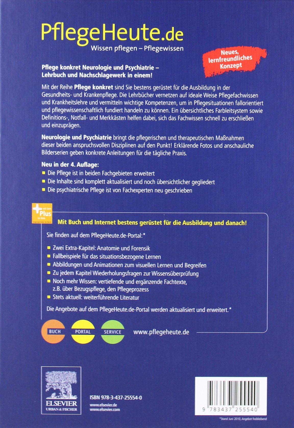 Pflege konkret Neurologie Psychiatrie: mit www.pflegeheute.de-Zugang: Lehrbuch für Pflegeberufe. Mit dem Plus im Web. Zugangscode im Buch