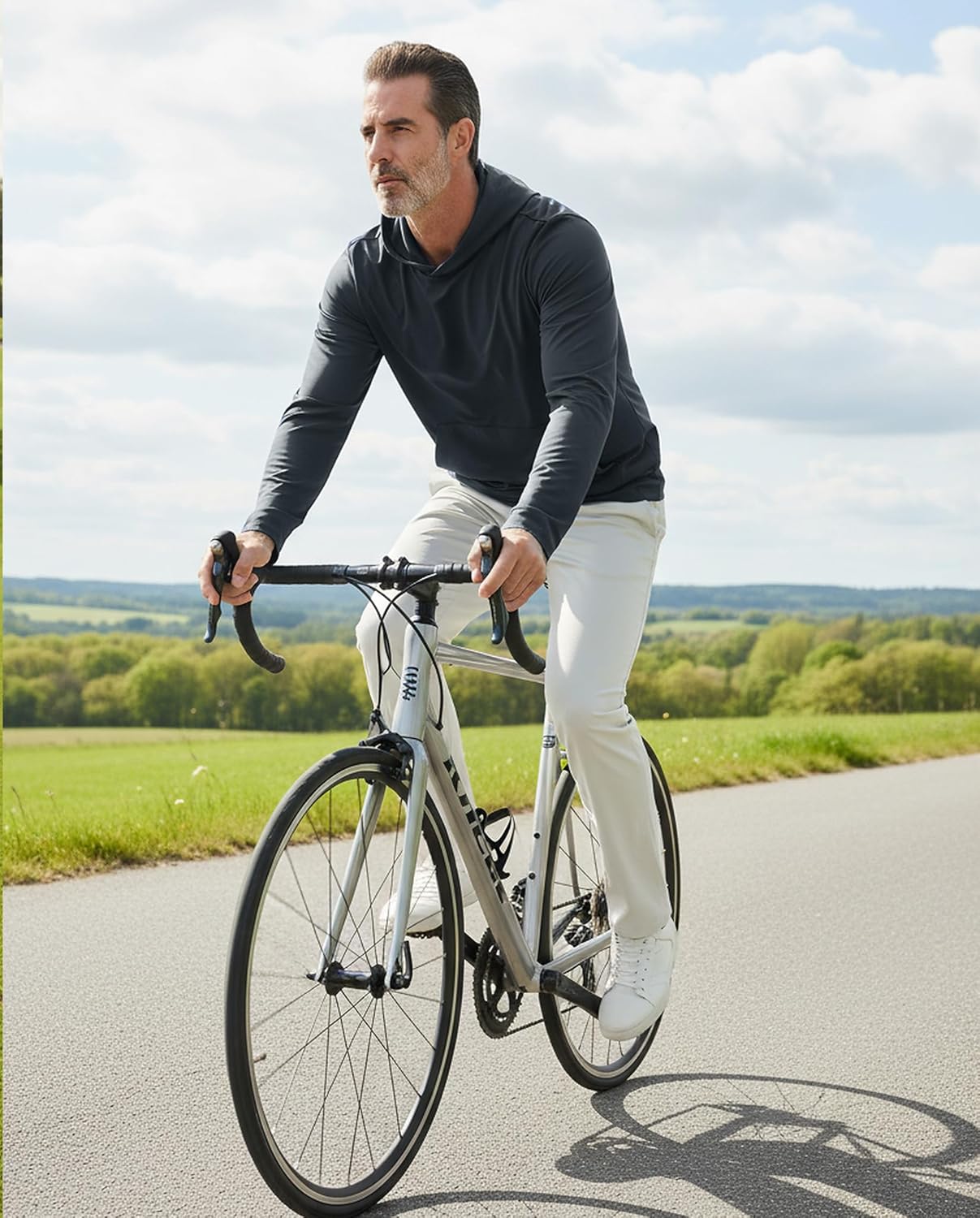 M MAELREG Mens Hoodies Pullover Lightweight Moisture Wicking Dry Fit Casual Athletic Hooded Sweatshirts with Kangaroo Pocket - Image 3