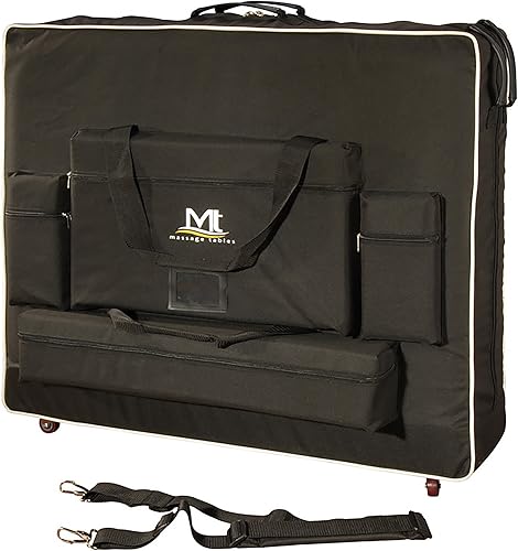 Master Massage Mesas de transporte con ruedas de 30 pulgadas bolsa con ruedas para mesa de masaje portátil