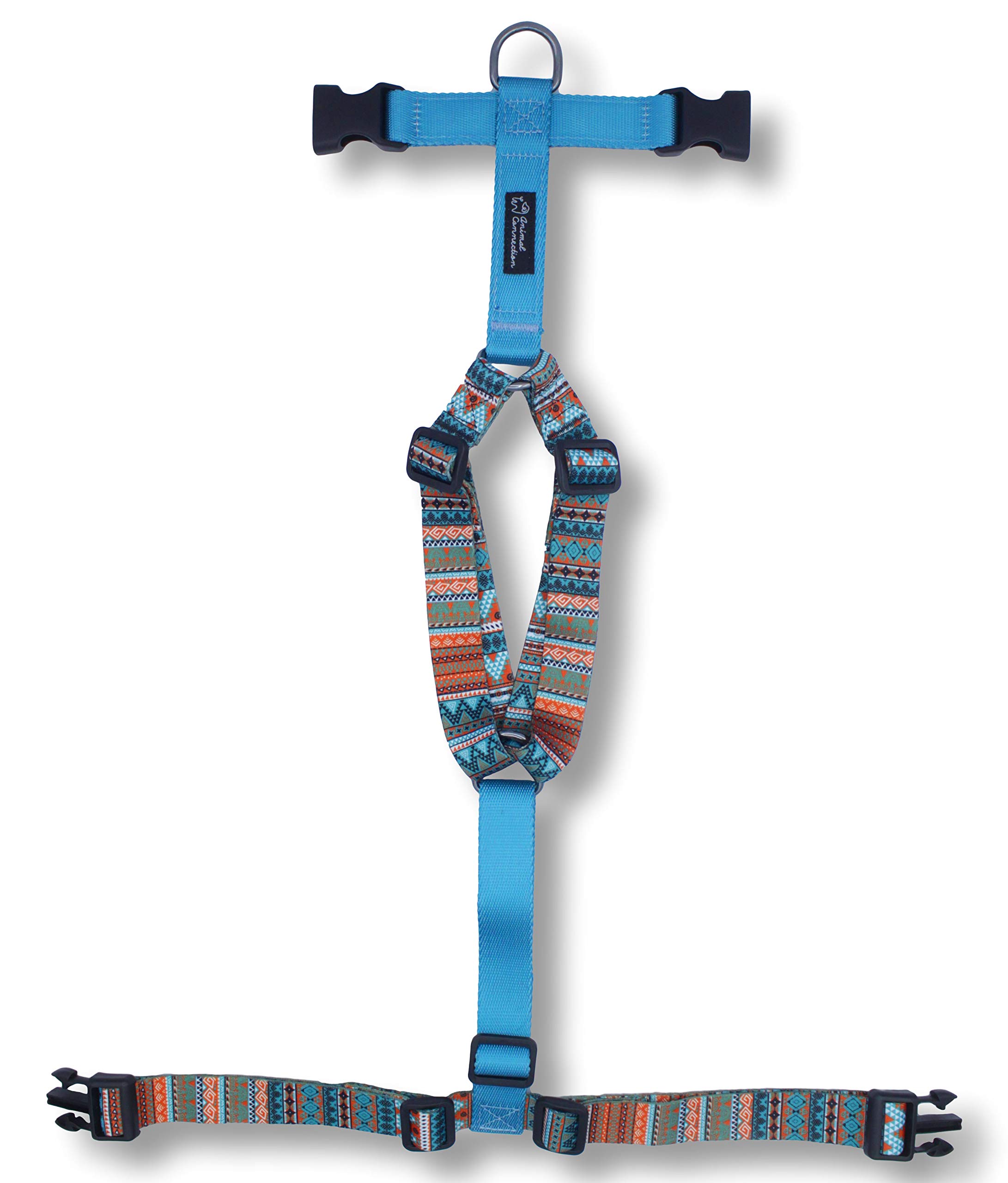 Pettorina Ad H Per Cani Limited Edition - Leggera, Regolabile In 5 Punti, Design Aztec O Origami - Foto 10