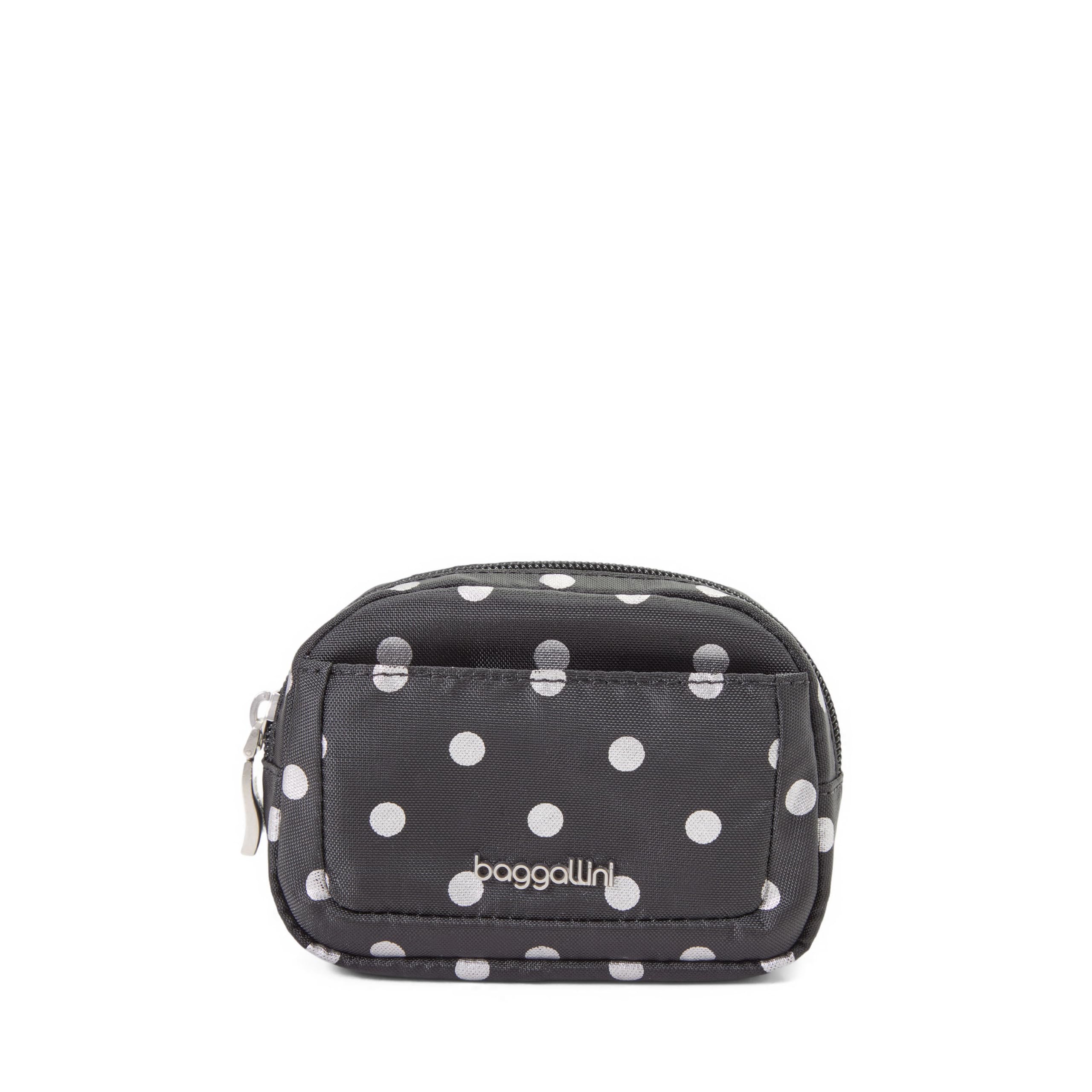 Baggallini Mini Pocket Cosmetic - Lightweight 5x3 Inch Makeup Bag - Travel Essentials Makeup Organizer