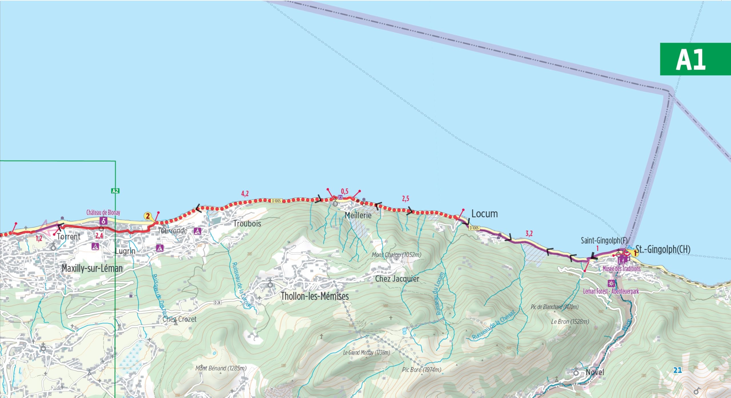 Via Rhôna: Am Rhone-Radweg vom Genfer See ans Mittelmeer. 720 km, 1:75.000, GPS-Tracks Download, LiveUpdate, Übernachtungsverzeichnis (Bikeline Radtourenbücher)