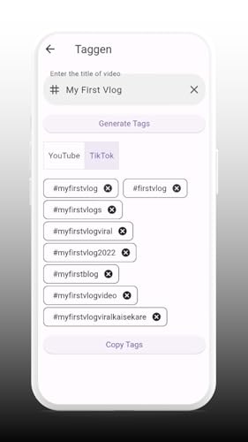 Taggen: Tag Generator for YouTube & TikTok