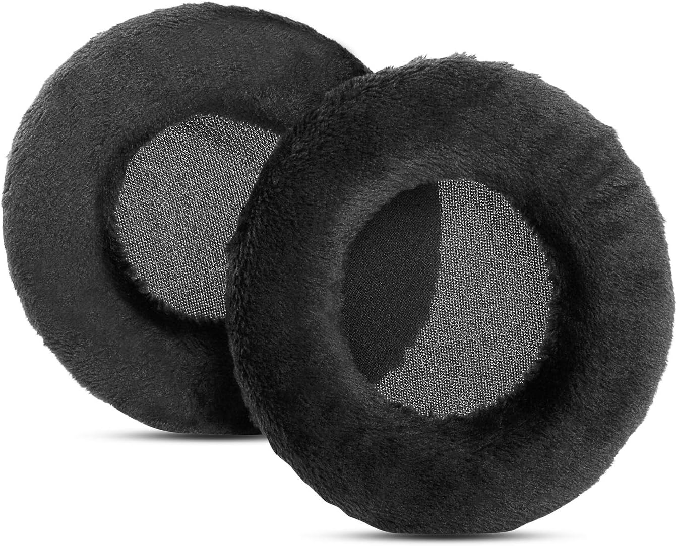 Velvet Ear Pads Cushions Covers Replacement Earpads Foam Pillow Compatible with Beyerdynamic DT 990 Pro DT 770 Pro DT990 DT770 Pro Headset Headphone (Black)