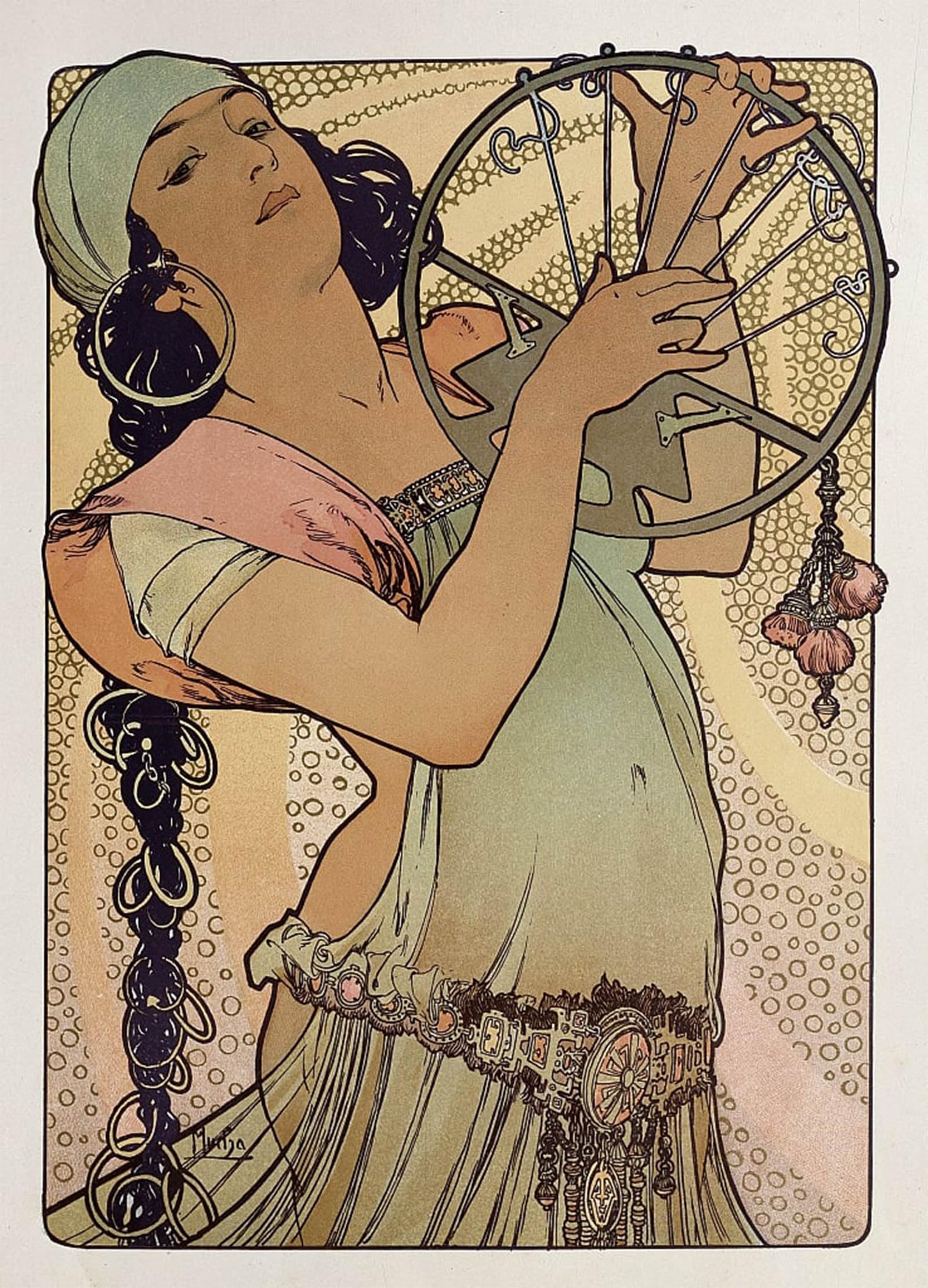 Serendipitp No Frame Aesthetic Poster Photo Wall Print Retro Picture Food For Infants By Alphonse Mucha Modern Wall Artwork For Home Decor 60X90cm