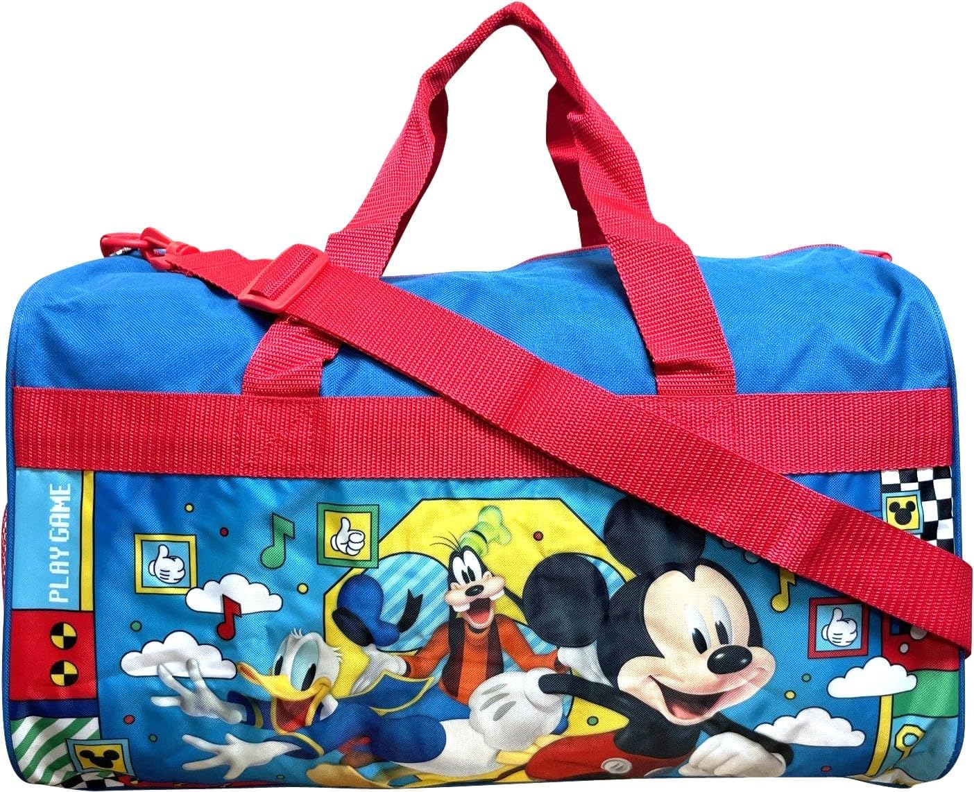 Ruz 18 Inch Kids Duffel Bag Overnight Carry-On Travel And Sports Bag (Mickey Mouse)
