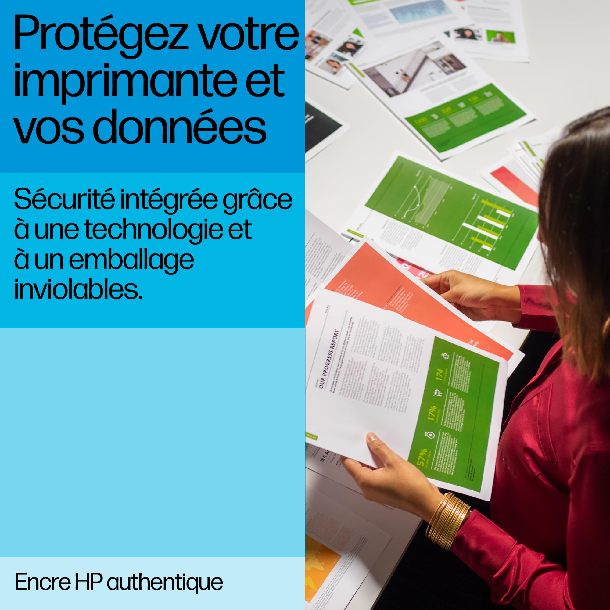 HP 953XL Cartouche d'encre Cyan Grande capacité Authentique F6U16AE
