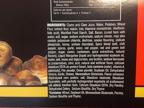 Miniatura 3 de Tony's Clam Chowder, 3 veces campeón del mundo, caja a dos aguas con 3 latas de 15 onzas de sopa de Tony