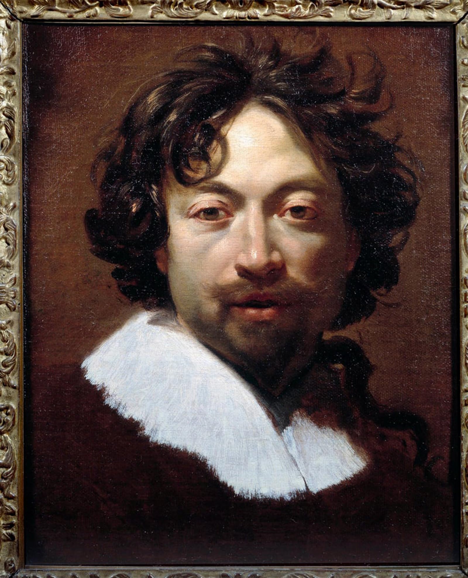 SERENDIPITP Aesthetic Poster Photo Wall Print Retro Picture Self Portrait Painting by Simon Vouet Modern Wall Artwork for Home Decor 60x90cm