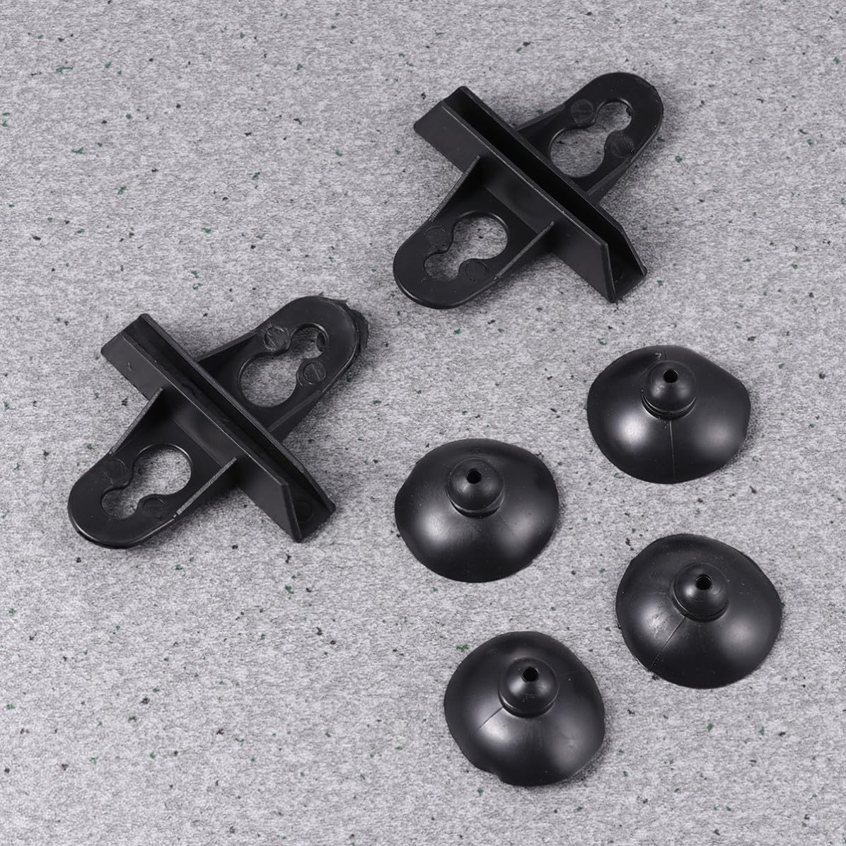 Abaodam Aquarium Divider Suction Cup Clips for Separating Fish Black 15pcs Plastic Fish Tank Plate Clamps with Strong Hold Sturdy Aquarium Accessory