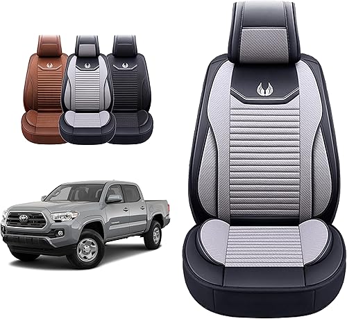 OASIS AUTO - Fundas de piel sintética para asiento de automóvil, ajuste universal para auto de 5 pasajeros y SUV, set de accesorios para interiores