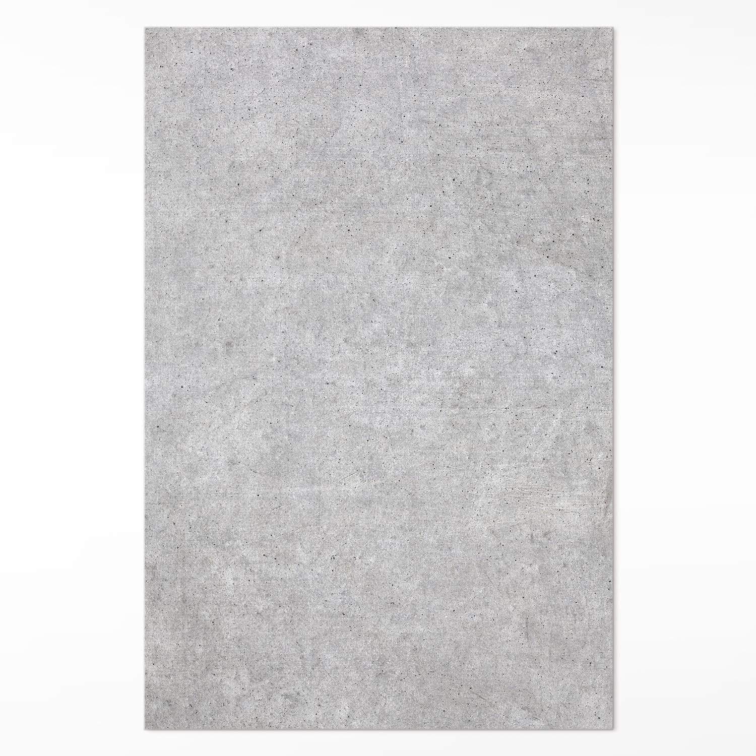 Tapis de sol vinyle rectangle 60x90 cm style béton décoration cuisine et salon PVC