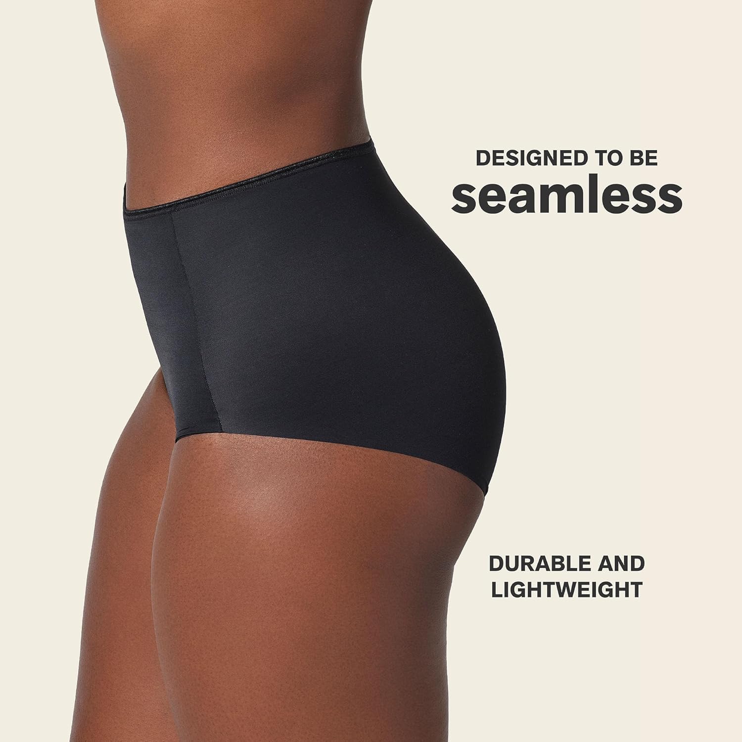 Leonisa Seamless High Waisted Hipster for Women No Show Womens Underwear