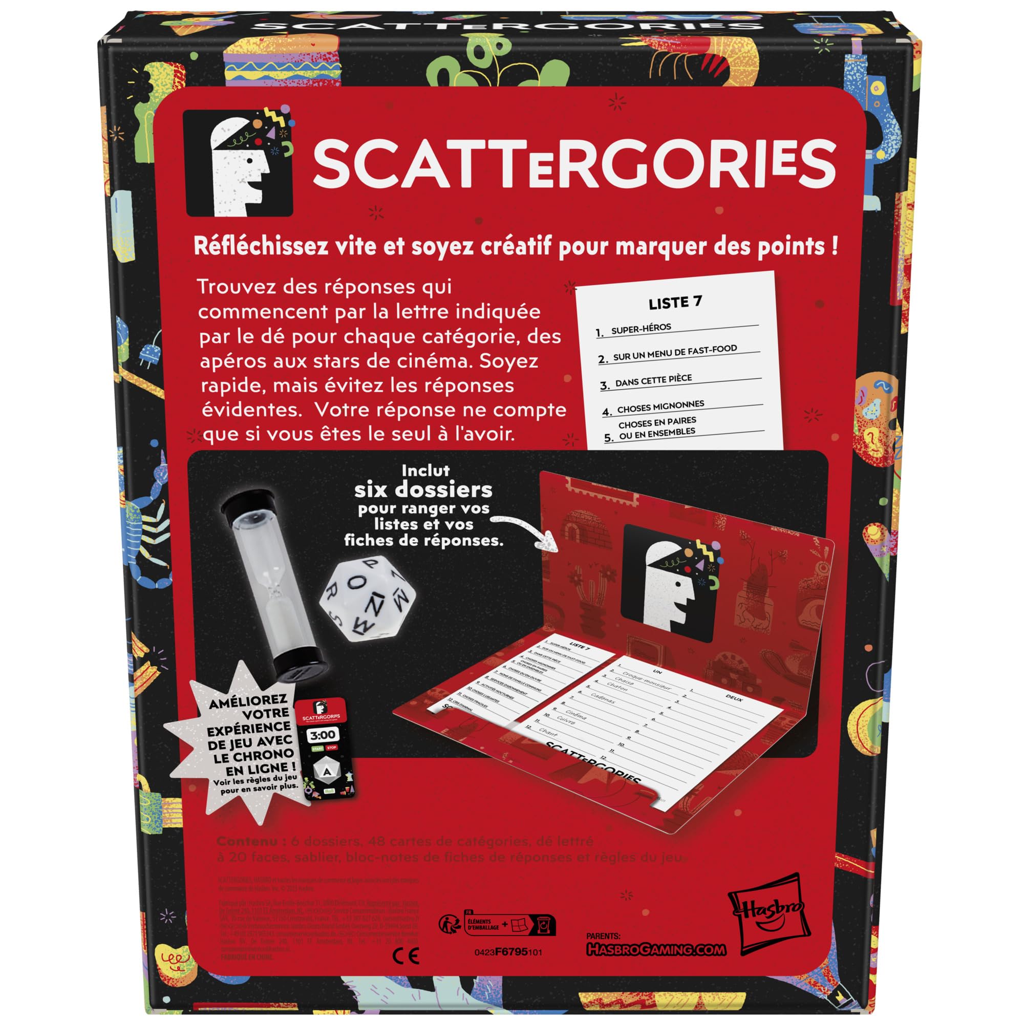 Jeu classique Hasbro Gaming Scattergories