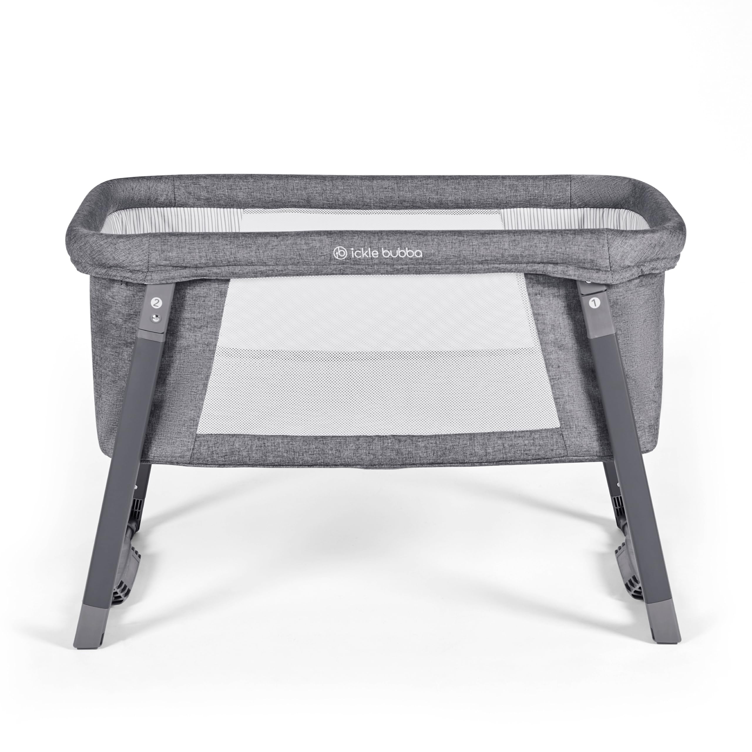 Mini Rocker Crib – Compact & Foldable Baby Crib with Mattress, Breathable Mesh Sides, Rocking & Static Modes, from Birth to 9kg (Approx. 6 Months), Ideal for Small Spaces & Travel