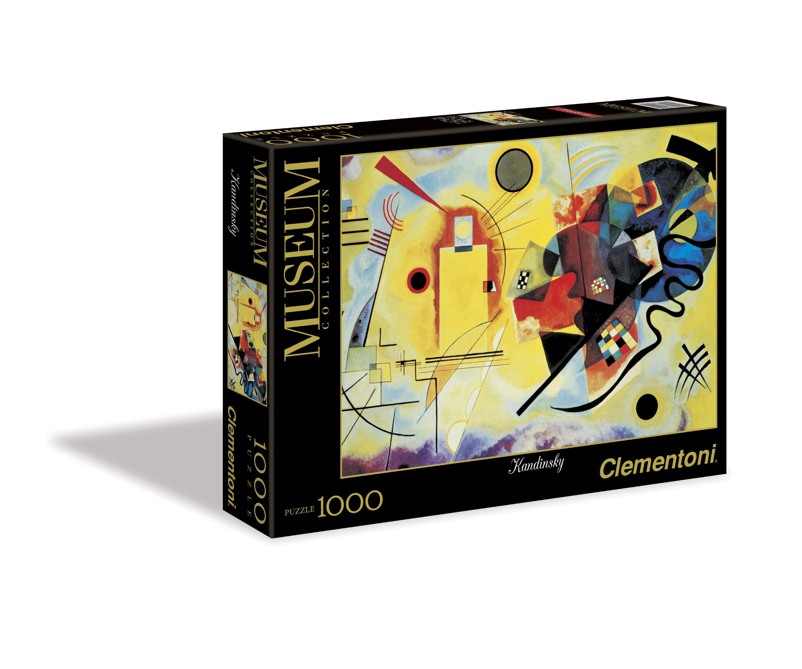Amazon.co.jp: 1000ピース ジグソーパズル Clementoni 黄色 赤 青