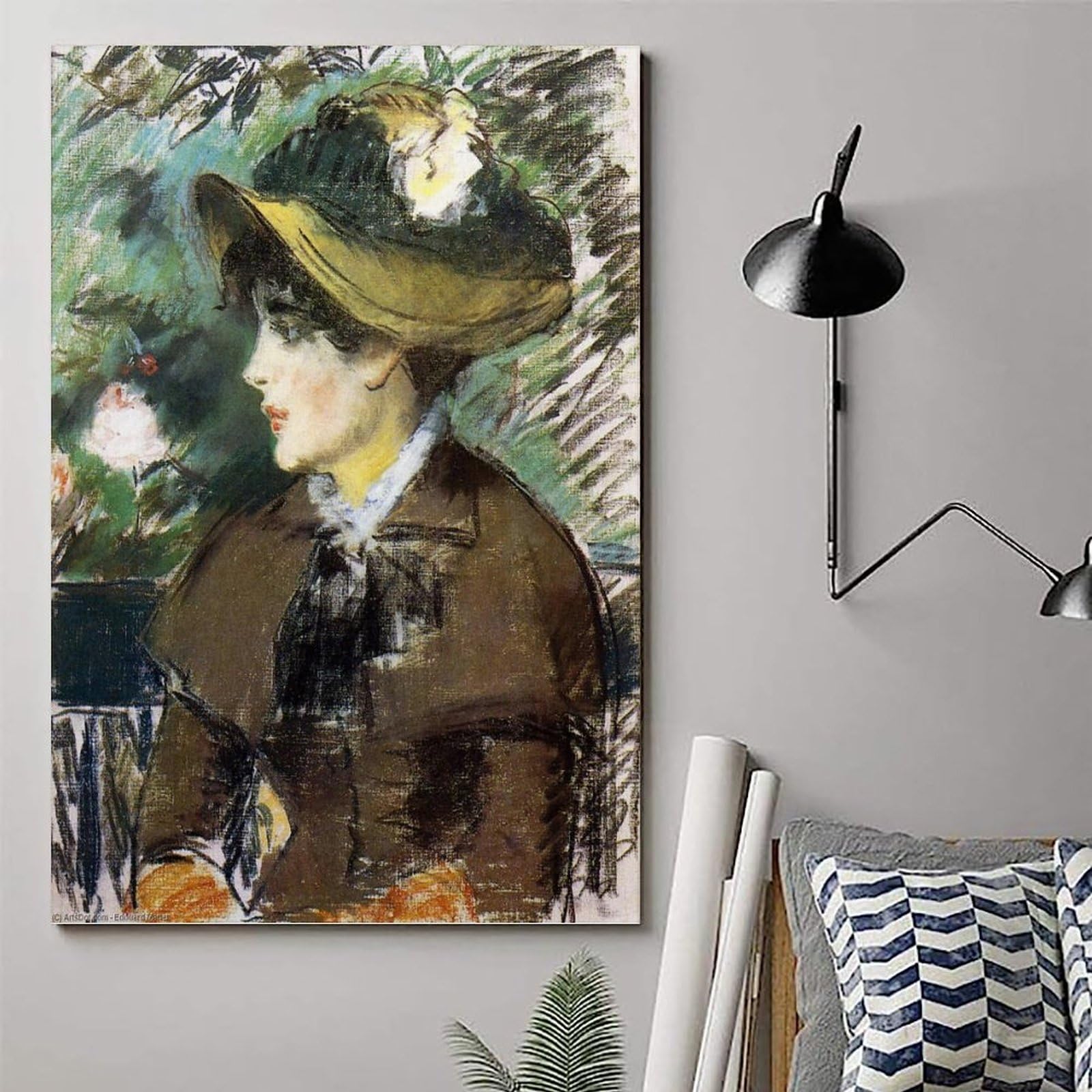 Amazon.co.jp: エドゥアール・マネEdouard Manet絵画作品（ベンチにて