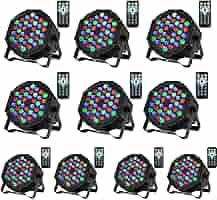 Amazon.com: Litake DJ Par Lights, RGB 36 LED Stage Lights