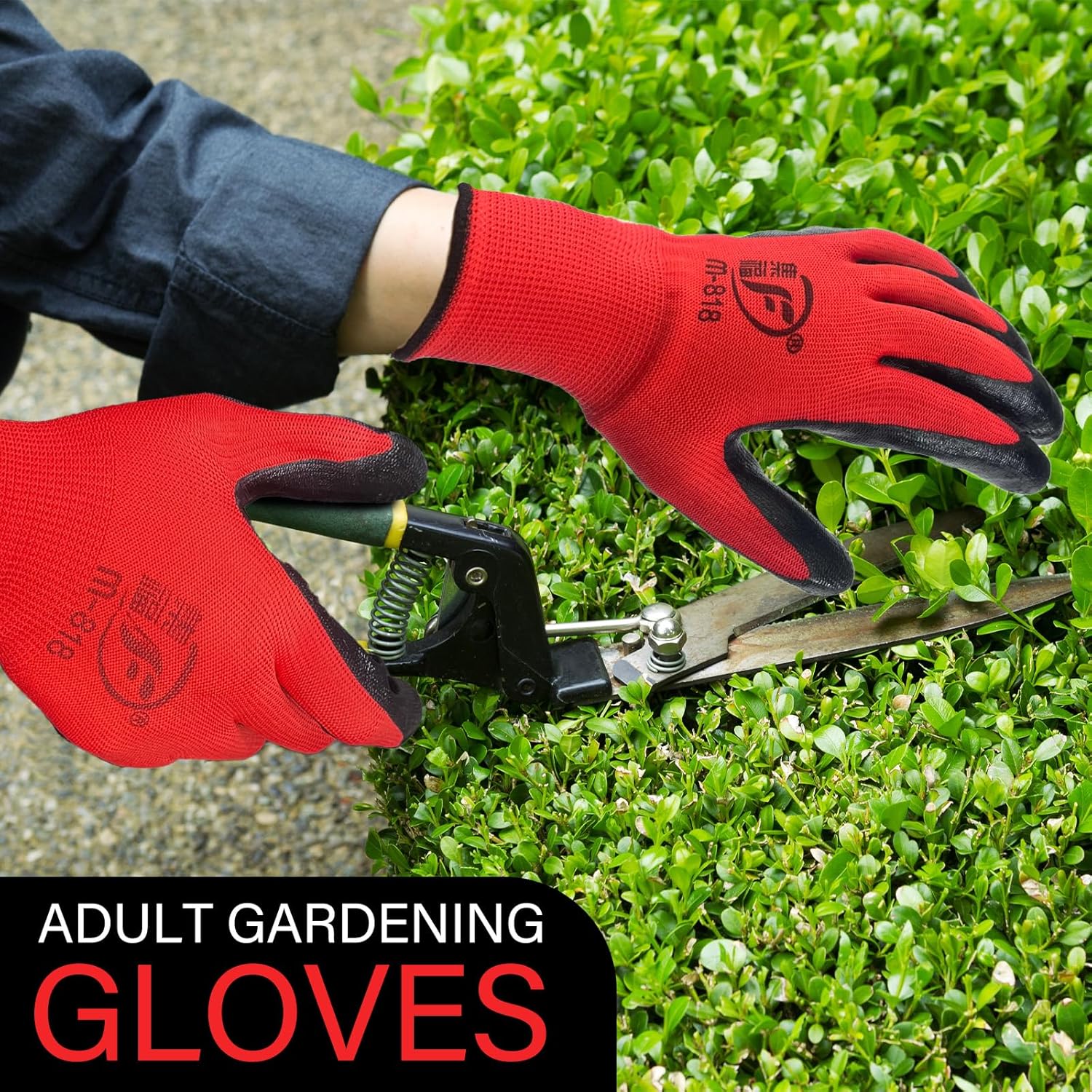 90 Pairs Gardening Gloves Bulk for Men Women Breathable Rubber Coated Safety Garden Work Gloves 9.1 Inch Working Gloves for Gardening - Image 5