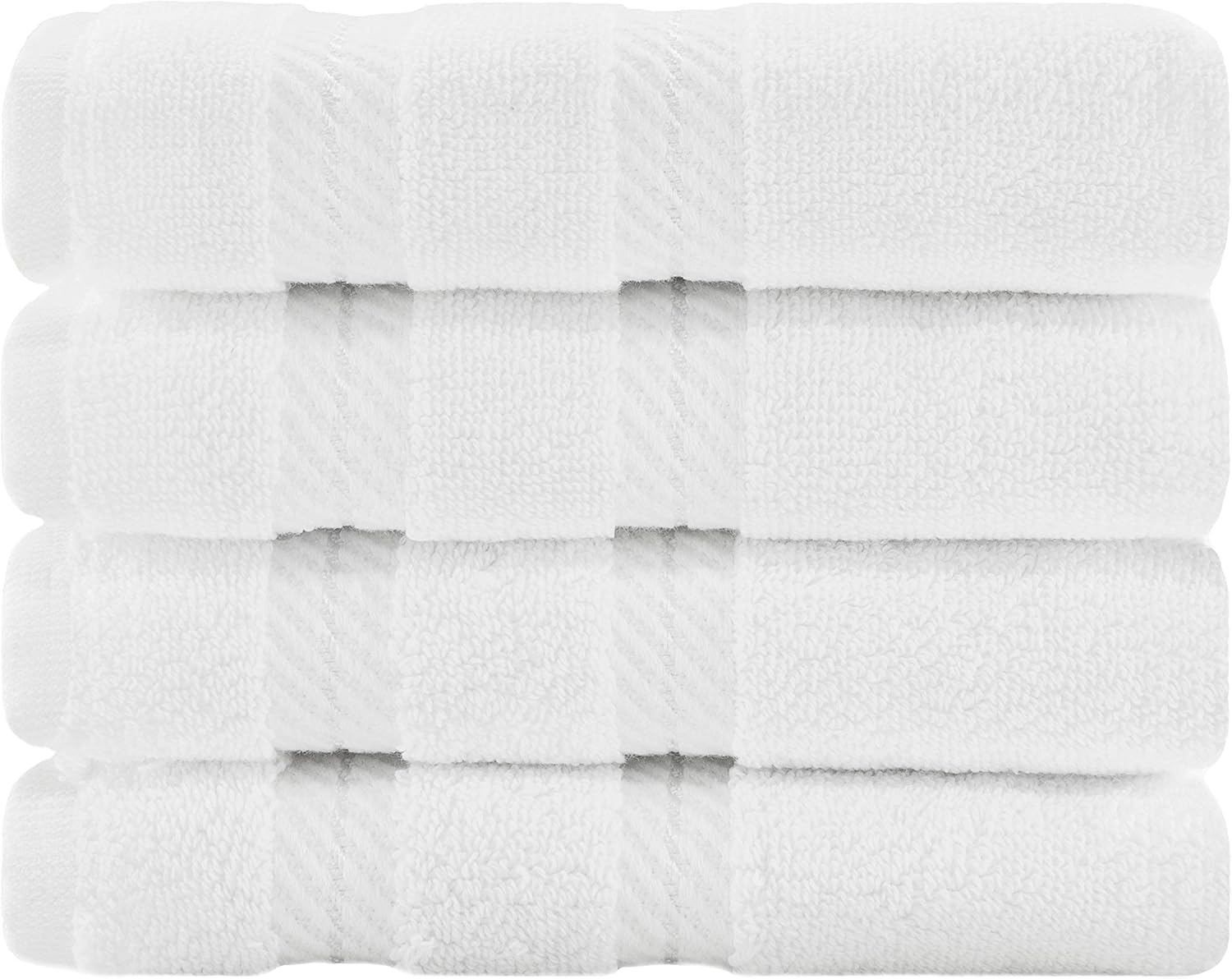 American Soft Linen, Washcloths Set, 4 Piece 13 in 13 in