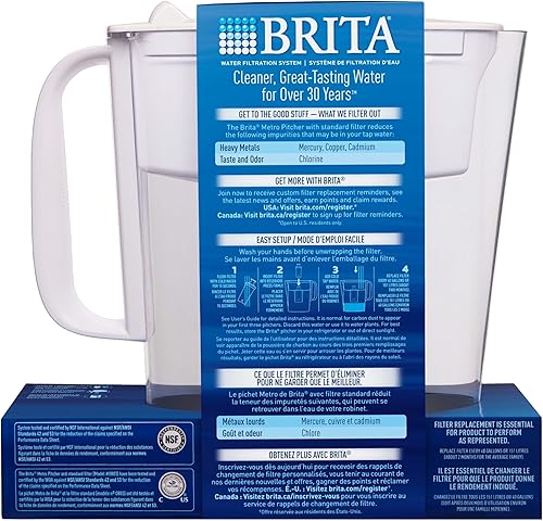 Miniatura 9 de Brita Metro - Jarra de agua con 1 filtro de larga duración