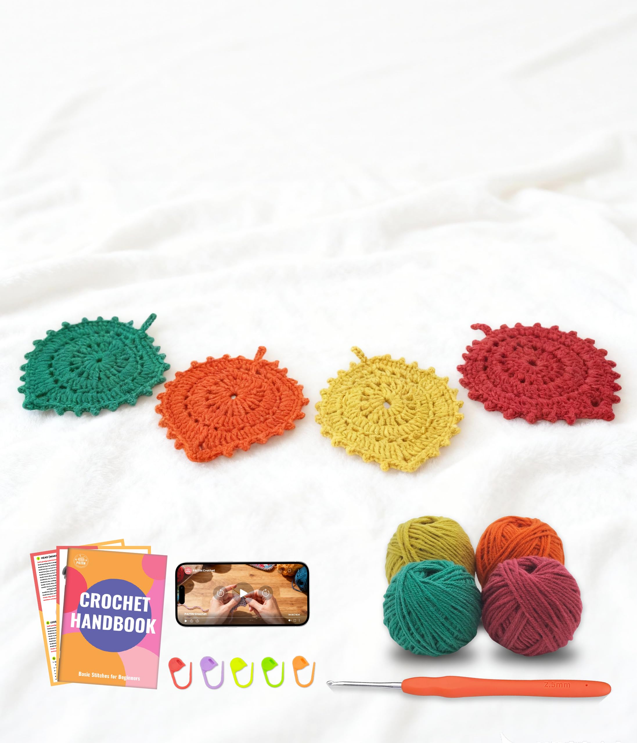 PAITIN Crochet Starter Kit - crochet kits | Mubboo