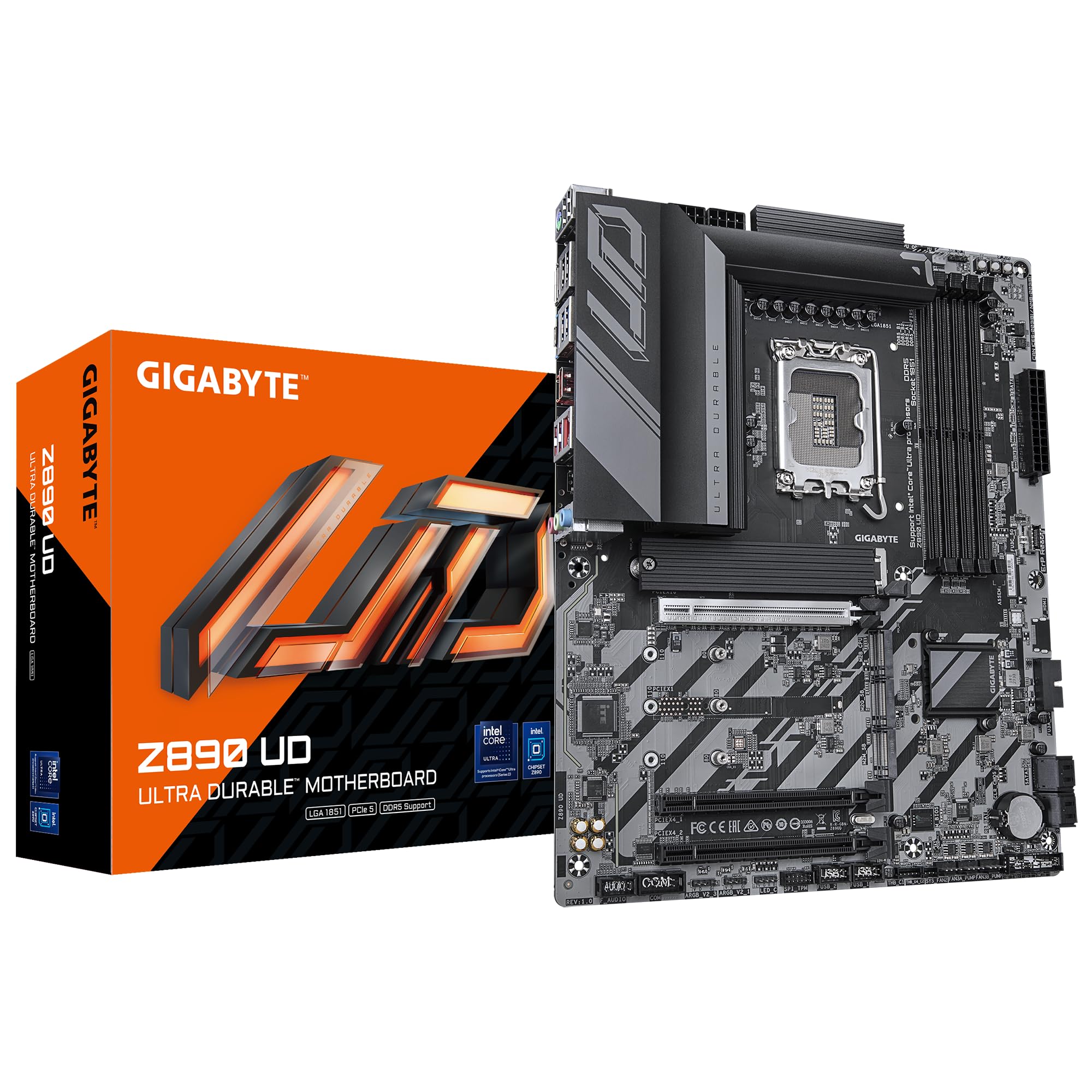 GIGABYTE Z890 UD Motherboard – Intel Core Ultra Series 2, DDR5, PCIe 5.0, 2.5GbE LAN, USB4 Type-C, AI Perfdrive, Premium Cooling & Storage-picture-24