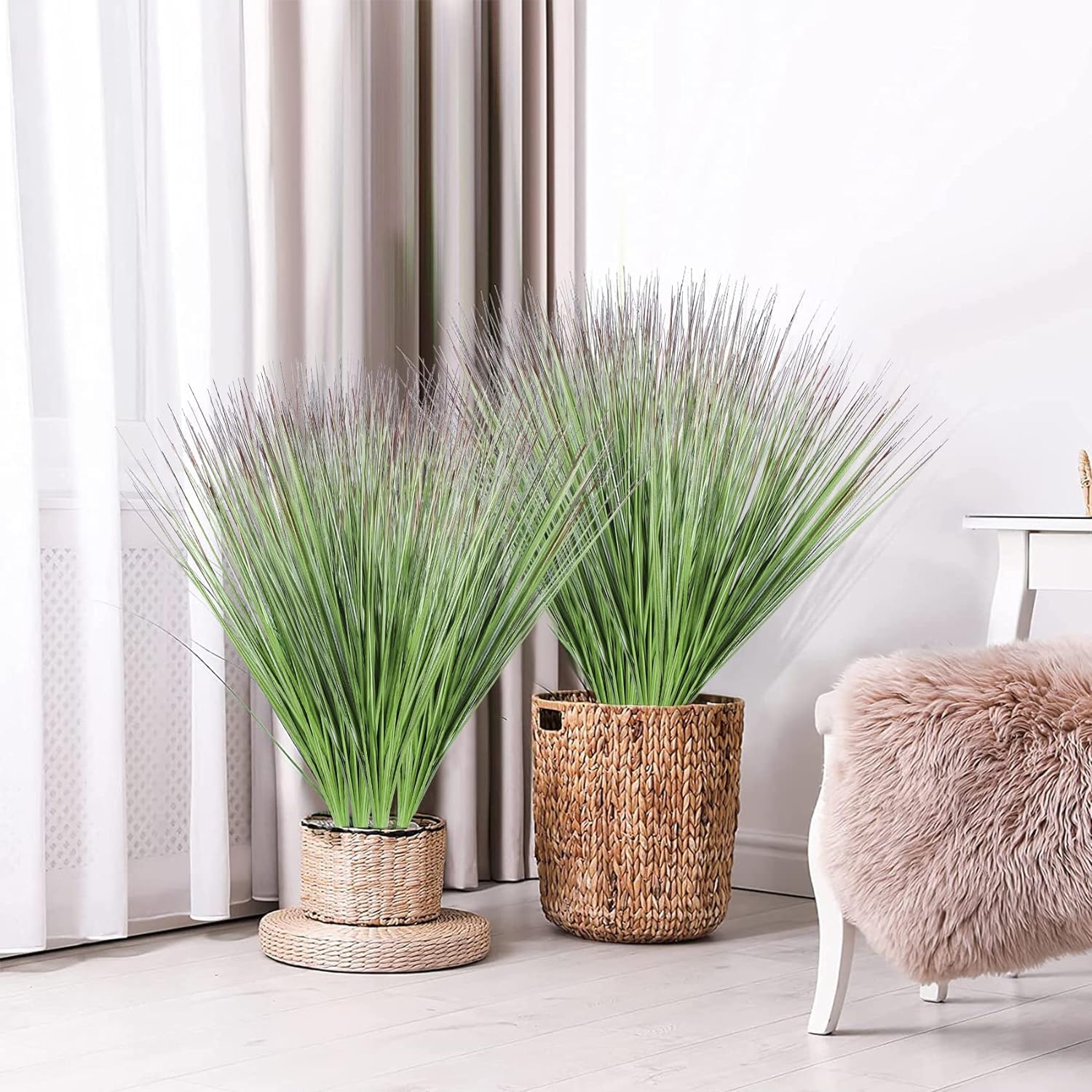16 Bund Künstliches Gras – Je 50 Cm Hoch, Wetterfest – Für Garten, Balkon & Deko