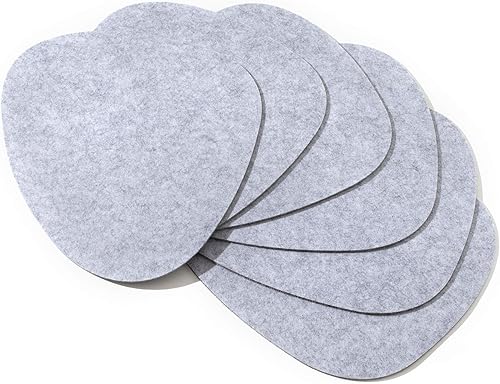 Miniatura 2 de chillify Juego de 6 posavasos para mesa, antideslizantes, resistentes al calor, lavables, adecuados para uso en exteriores, Gris claro, Juego de 6