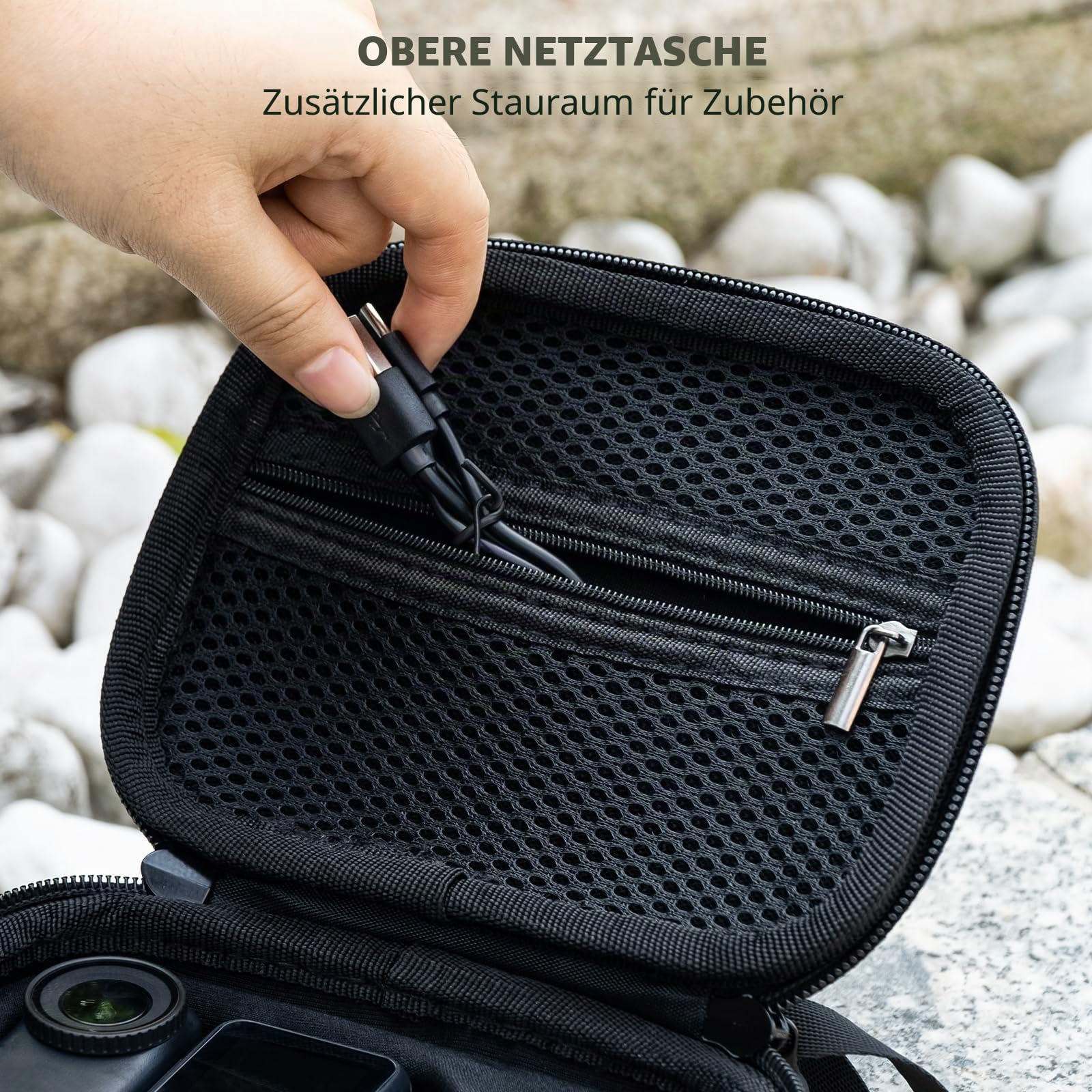 BRDRC Tasche für DJI Osmo Nano Hülle Case Aufbewahrung Hartschale Schutzcase Tragetasche für DJI Osmo Nano Standard Combo Zubehör