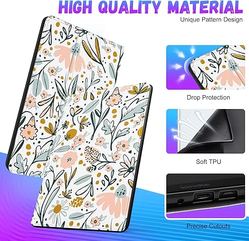 Miniatura 8 de Uppuppy Funda para Kindle Paperwhite de 11. generación de 6.8 pulgadas 2021Paperwhite Signature Edition Linda para mujeres, niñas, adolescentes y