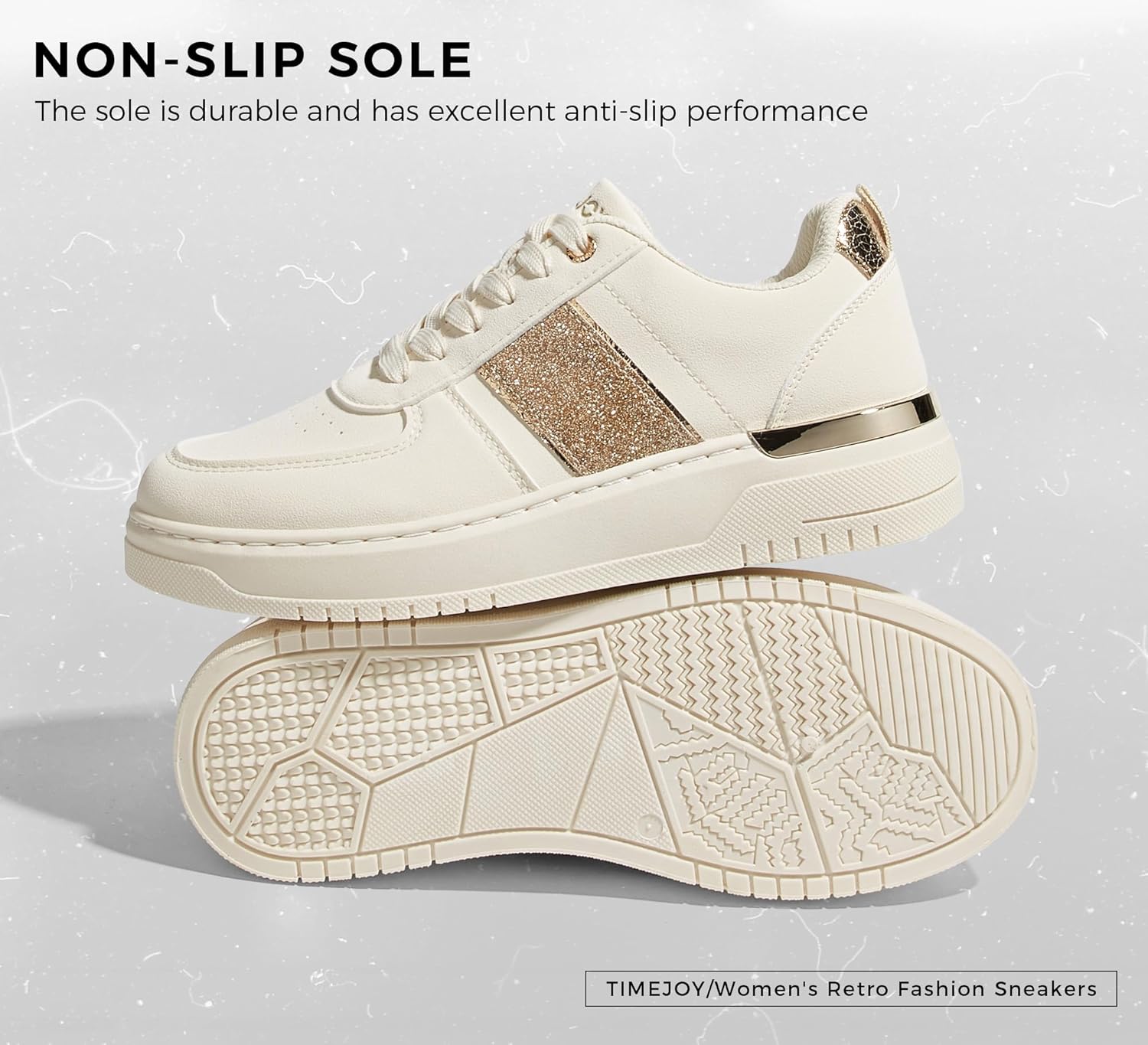 Women's Platform Fashion Sneakers Retro Casual Walking Tennis Shoes Low Top Lace Up Comfort Non Slip Footwear - Image 6