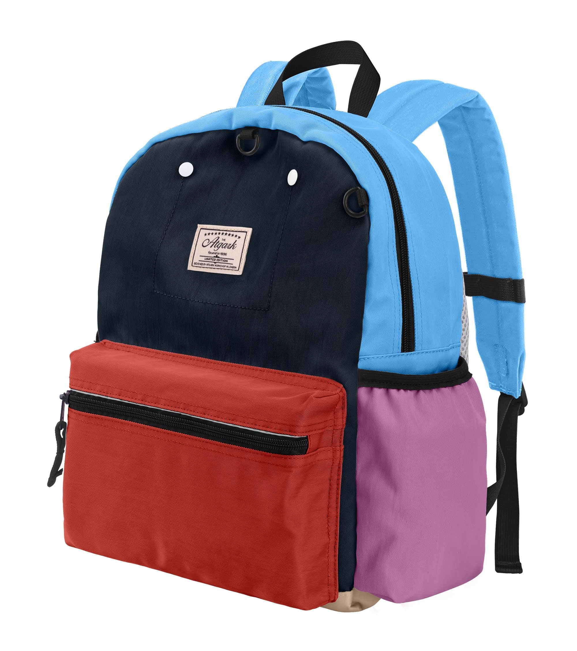 atgark Toddler Backpack for Boys Girls, Preschool Backpack, Kids Backpack | perfect for toddler, kid, pre-k, kindergarten, primary school with vivid color, reflective safety strip,premium sturdy fabric