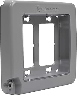 Intermatic WP6200G Expandable Low Profile Weatherproof Cover, Gray