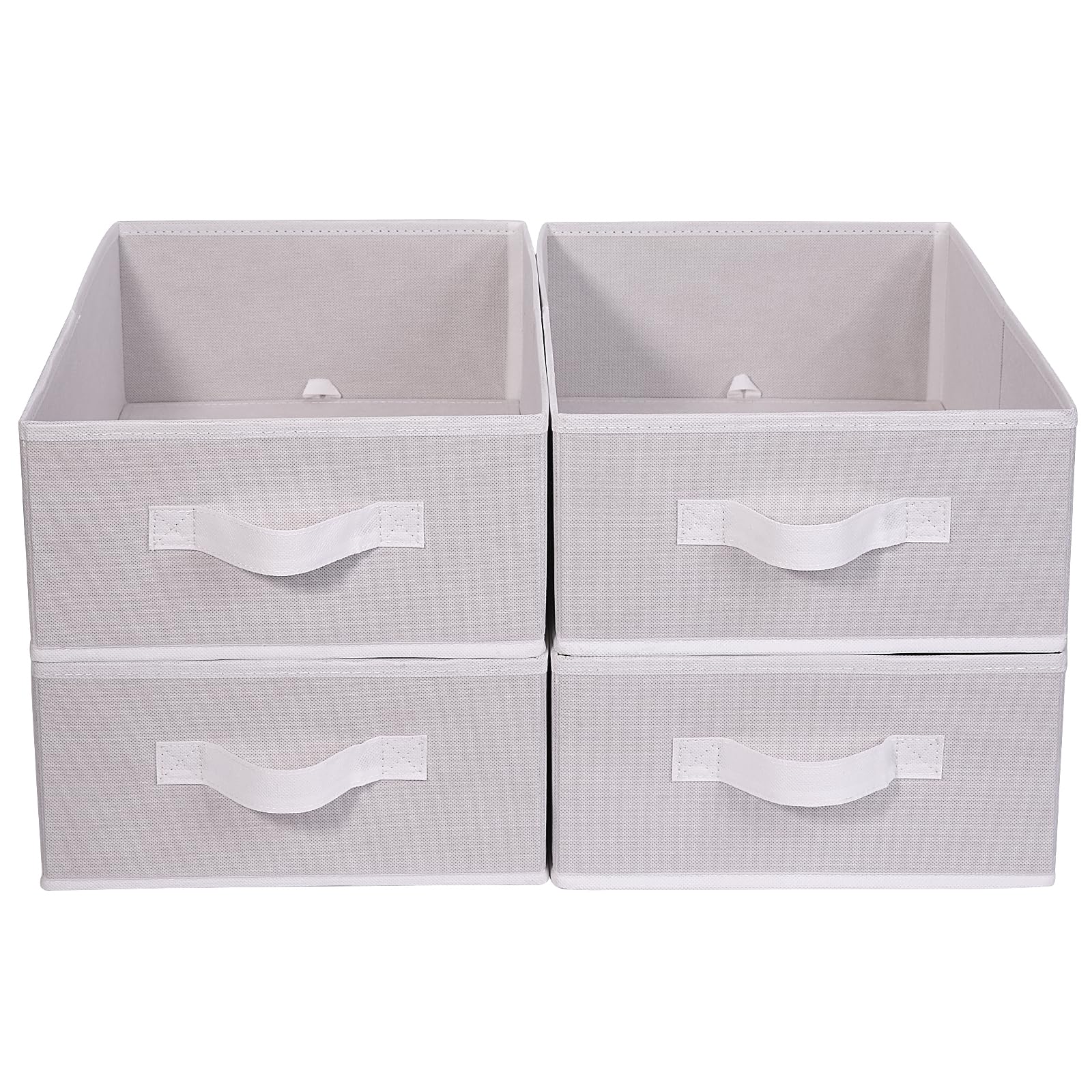 JAKAGO Wardrobe Storage Organiser 4 Pack,Foldable Superior Clothes Drawer Organisers 39 x 29 x 14 cm
