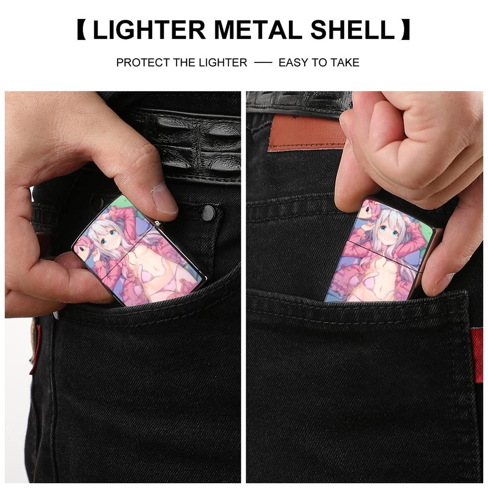 冴えカノ　美少女　水着　オイルライター　zippo 風　BS7 冴えカノ 美少女 水着 オイルライター zippo 風 BS7