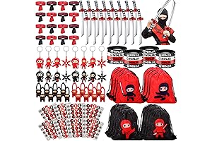 Epic Ninja Birthday Party Essentials: 112-Piece Arsenal for Aspiring Warriors