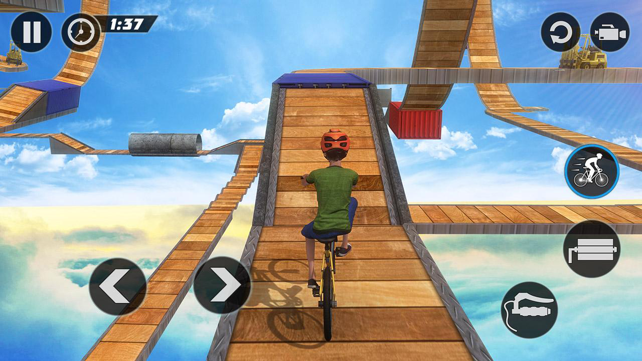 Impossible BMX Crazy Rider Ciclo Stunt Jogos Dirt Bike Racing Fever