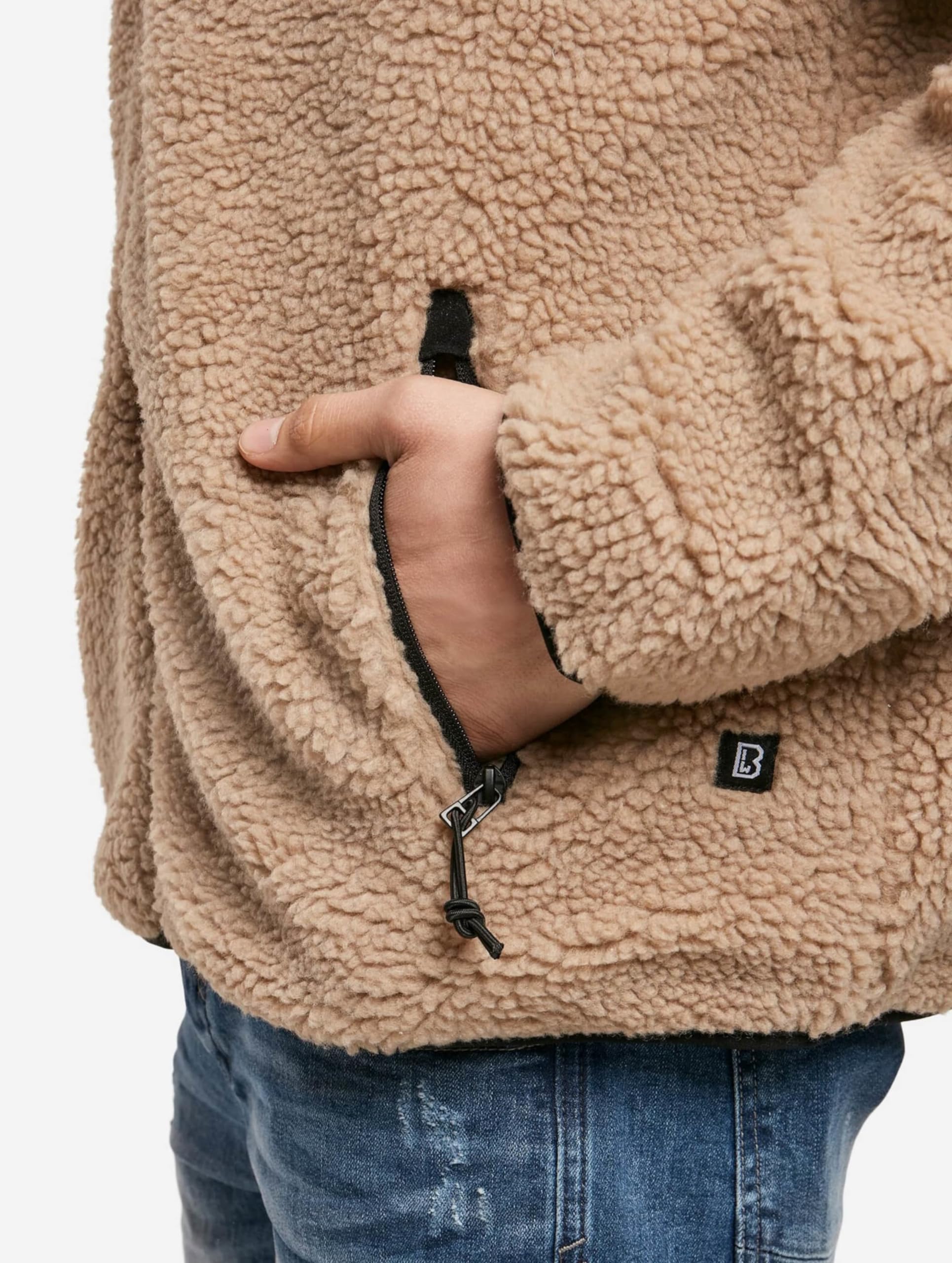 Brandit Chaqueta Polar Hombre Chaqueta entre-tiempo Camuflaje oscuro