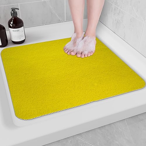 Miniatura 31 de Tapete antideslizante de secado rápido para bañera, piso, baño, ducha, cocina, hogar, hotel (color verde claro, 40 x 16 pulgadas) Verde
