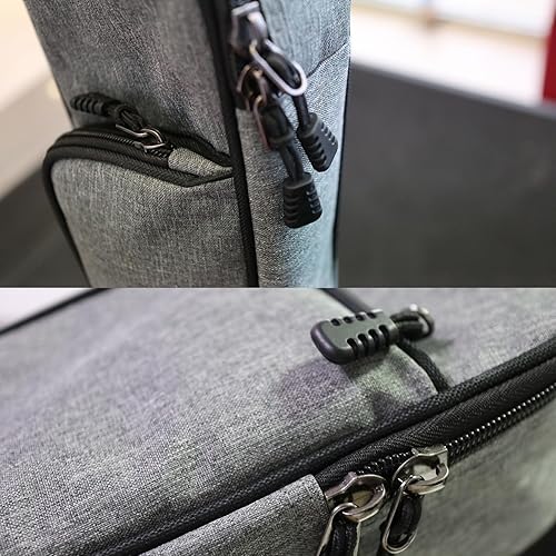 Miniatura 3 de Bolsa de guitarra eléctrica de 39 pulgadas, funda de guitarra de 0.472 in, delgada, suave, ligera, con bolsillos, correas ajustables