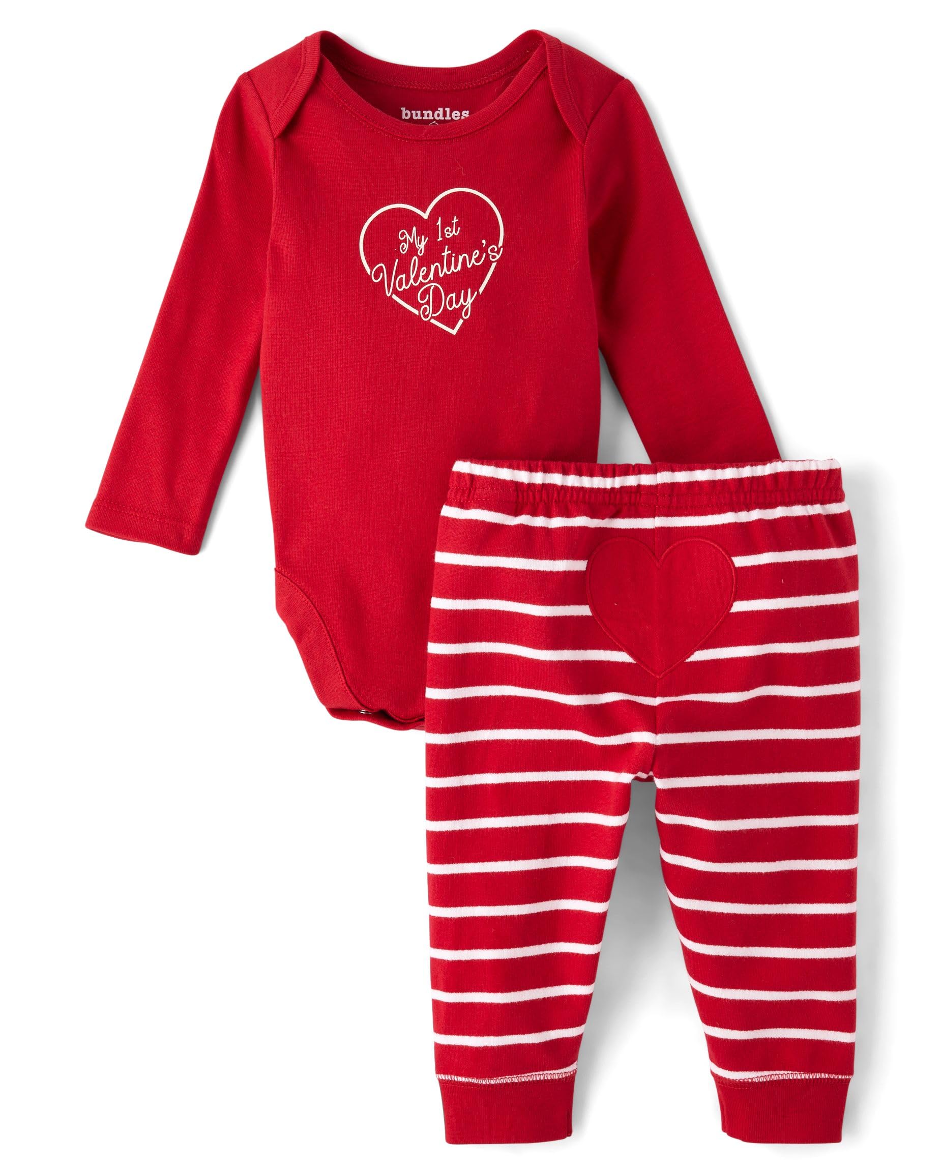 The Childrens Place Baby Boys And Newborn Bodysuit and Pants 2 Piece Playwear Outfit