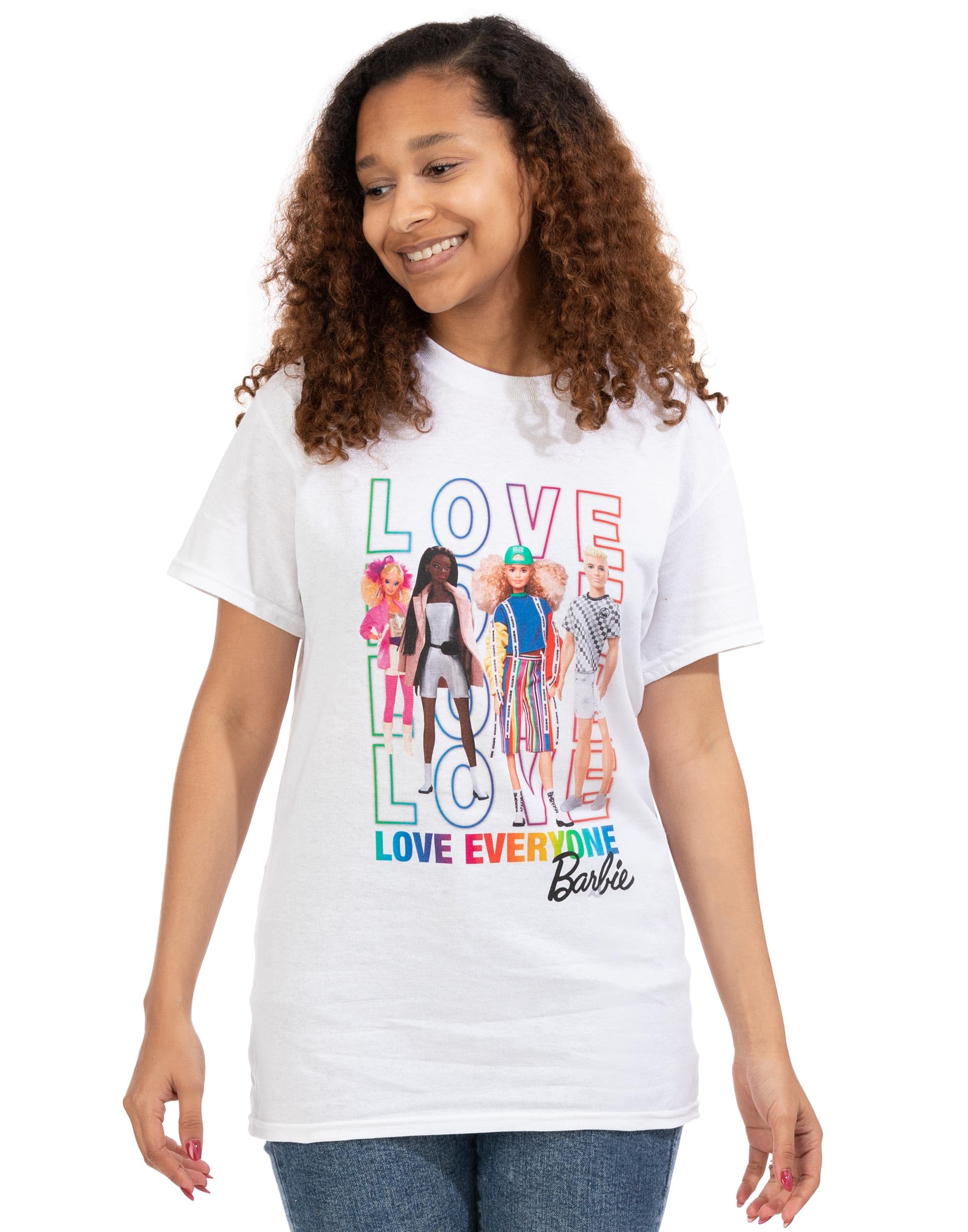 Barbie (Medium) Short Sleeved T-Shirt (Womens ) White