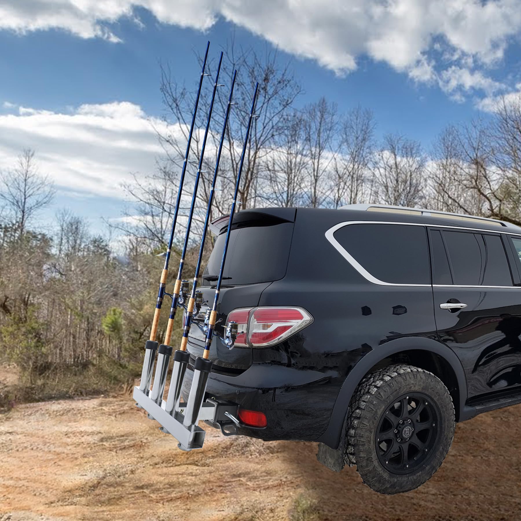 Hitch Fishing Rod Holder