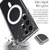 Rongep Samsung Galaxy S25 Ultra için Şeffaf Kılıf Mag-Clear Güçlü Manyetikli [MagSafe ile Uyumlu] S25 Ultra Koruyucu Sararmaya Dayanıklı Darbe Emici PC+TPU Hibrit Tasarım Samsung S25 Ultra Kılıfı