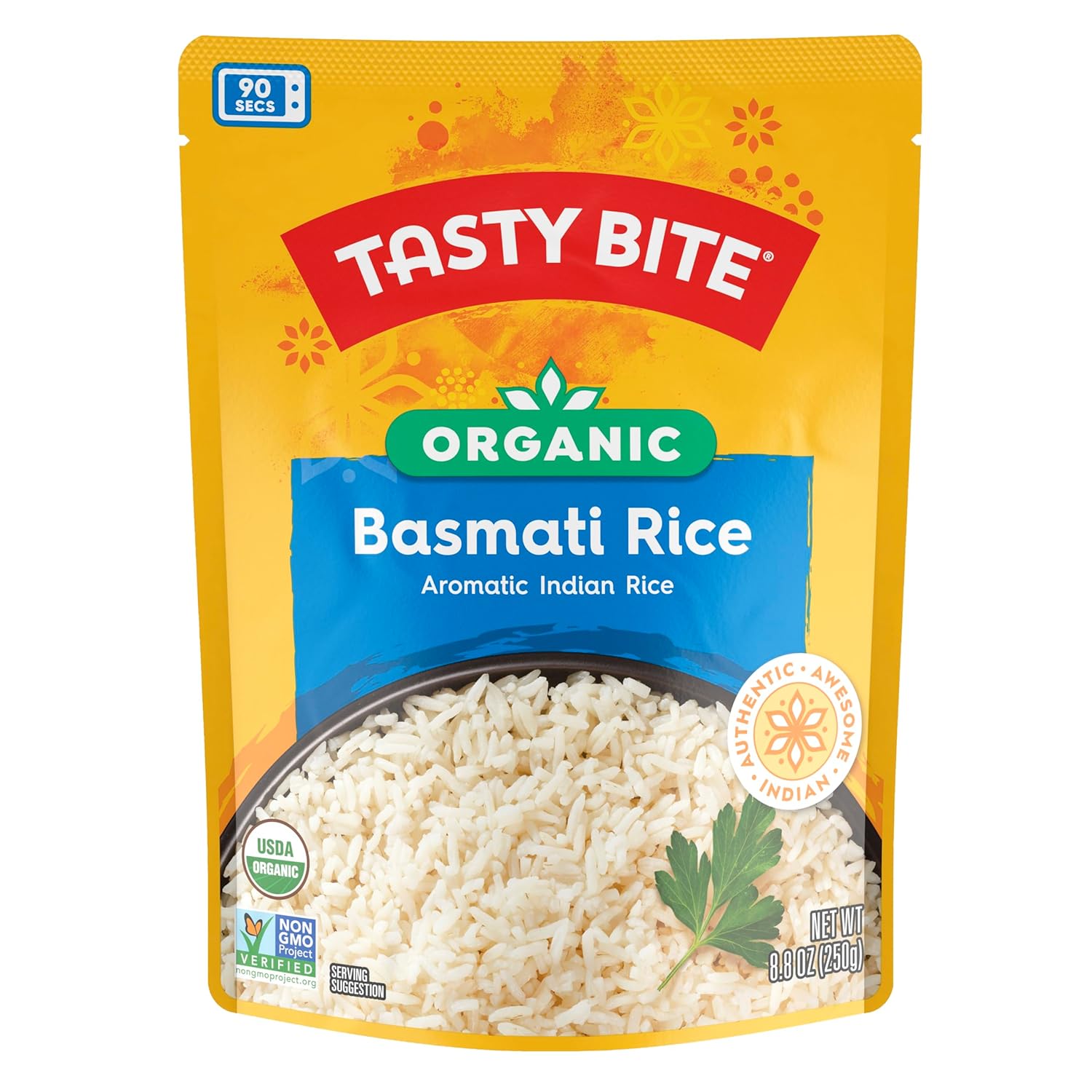 Tastybite, Rice Basmati Organic, 8.8 Ounce