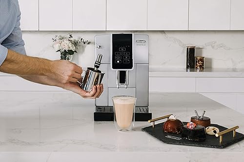 Miniatura 4 de De'Longhi ECAM35025SB Dinamica - Máquina de café y espresso totalmente automática, con espumador ajustable de primera calidad y vasos Delonghi